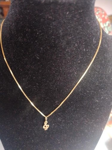 585 goldkette mit anhänger - 585,