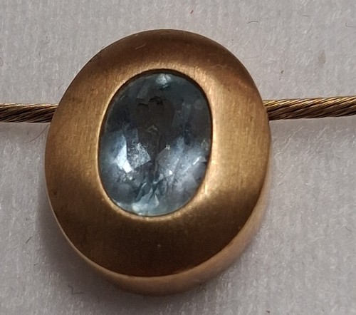 Designer kette mit - kette, blautopas