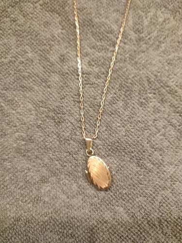 Echt gold medaillon - gold, kette