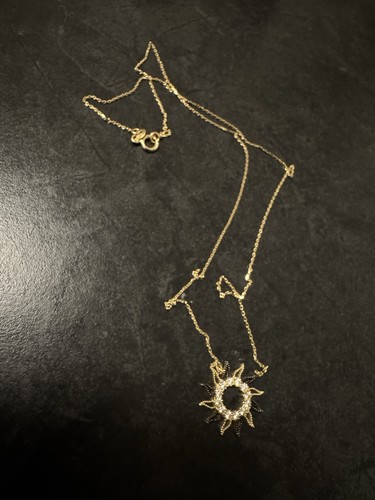 Gold kette sonne neuwertig - gold,