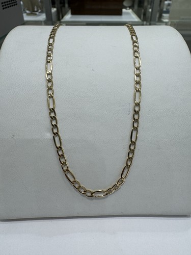 585 gold halskette - gold, figarokette