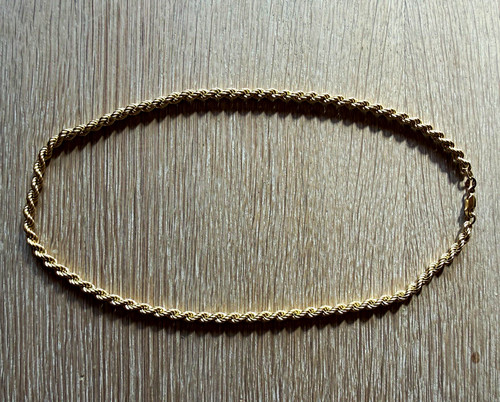 585er gelbgold seilkette - 585er,
