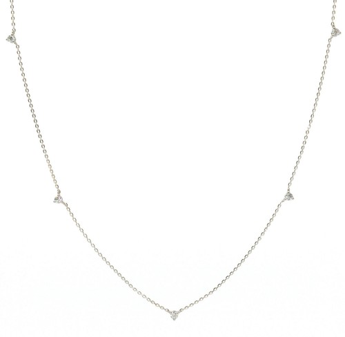 Diamant halskette 585 - diamant,