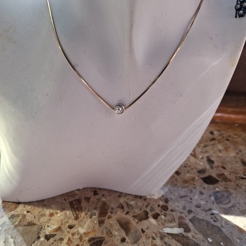 585 gold kette mit kleinem - gold,