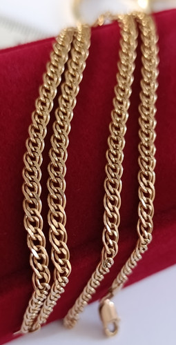 Halskette rotgold 14k 585 echt - halskette,